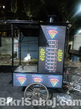 Pizza food cart